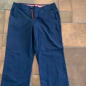Under Armour golf pants.